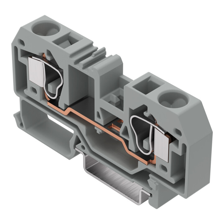 WAGO GmbH& Co. KG Bornier de dérivation 0,2-10 mm² gris 284-901