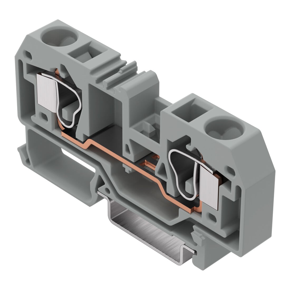 WAGO GmbH& Co. KG Bornier de dérivation 0,2-10 mm² gris 284-901