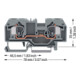 WAGO GmbH& Co. KG Bornier de dérivation 0,2-10 mm² gris 284-901