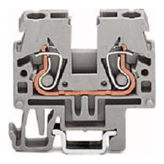 WAGO GmbH& Co. KG Bornier de passage 0,08-2,5/4 mm² gris 870-911