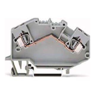 WAGO GmbH& Co. KG Bornier de passage 0,08-4,00 mm² gris 781-601