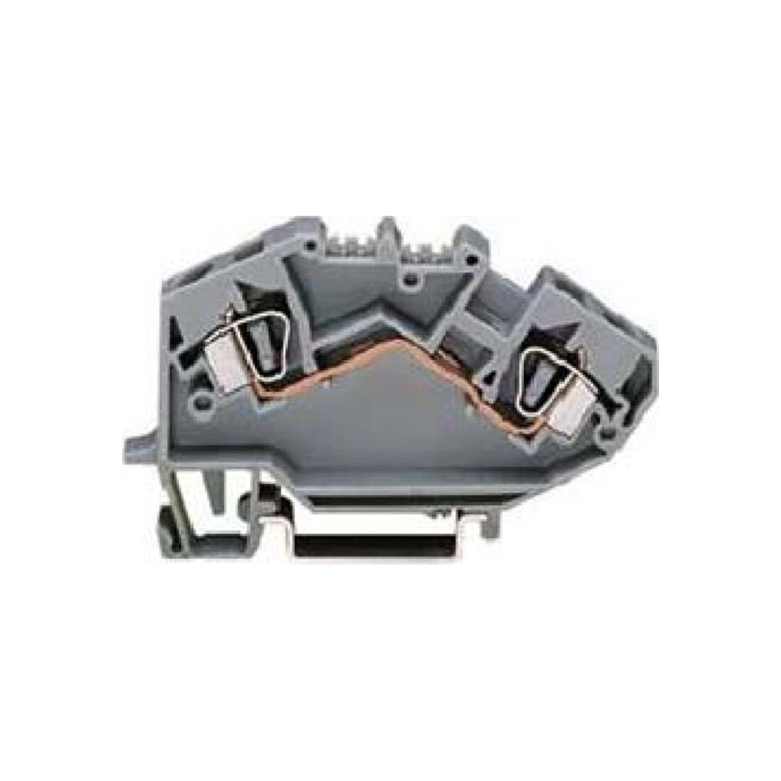 WAGO GmbH& Co. KG Bornier de passage 0,2-6 mm² bleu 782-604