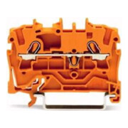 WAGO GmbH& Co. KG Bornier de passage 2 conducteurs, TS 35 2002-1202-1