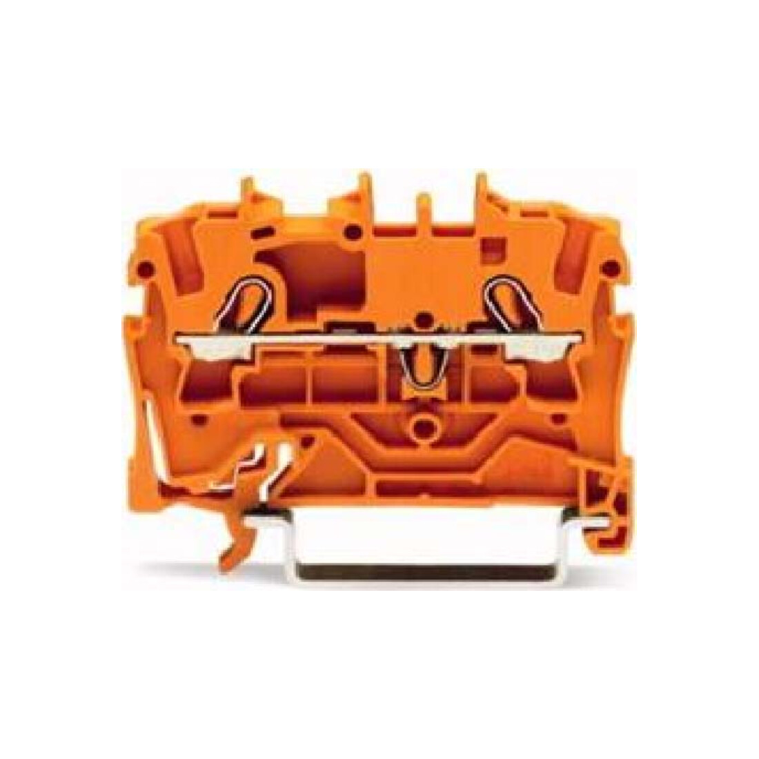 WAGO GmbH& Co. KG Bornier de passage 2 conducteurs, TS 35 2002-1202