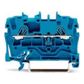 WAGO GmbH& Co. KG Bornier de passage 2 conducteurs, TS 35 2002-1204