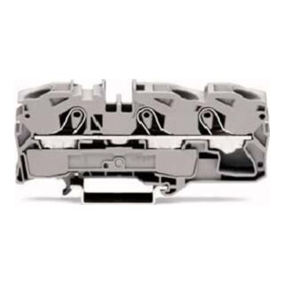 WAGO GmbH& Co. KG Bornier de passage 3 conducteurs, TS 35 2016-1301