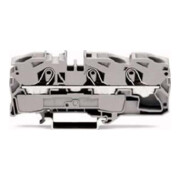 WAGO GmbH& Co. KG Bornier de passage 3 conducteurs, TS 35 2016-1301-1