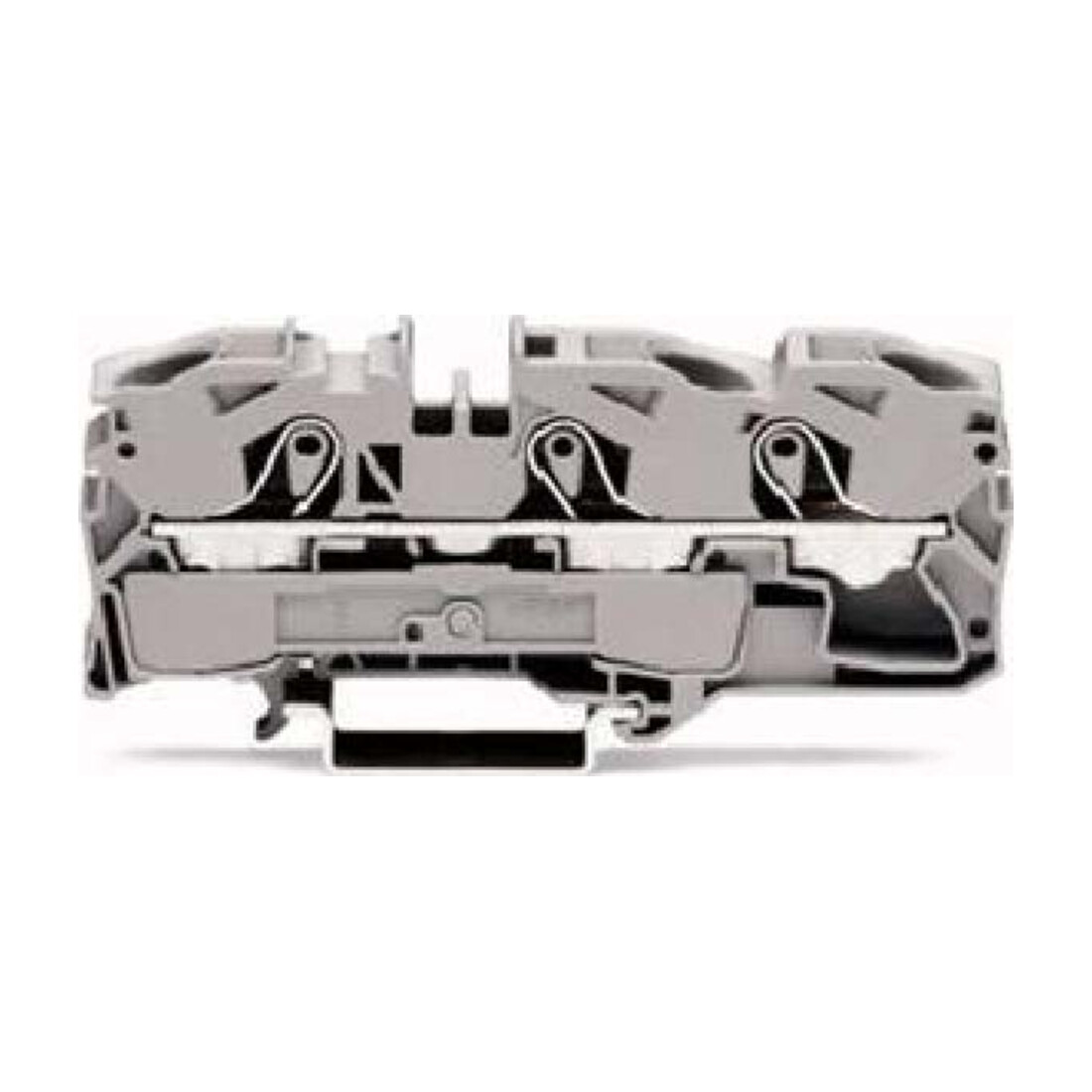 WAGO GmbH& Co. KG Bornier de passage 3 conducteurs, TS 35 2016-1301