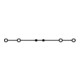 WAGO GmbH& Co. KG Bornier de passage 4 conducteurs, TS 35 2001-1404