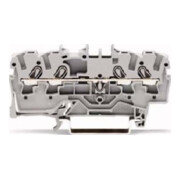 WAGO GmbH& Co. KG Bornier de passage 4 conducteurs, TS 35 2002-1401-1