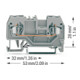 WAGO GmbH& Co. KG Bornier de passage gr 0,08-2,5 mm² 280-901