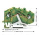 WAGO GmbH& Co. KG Bornier de terre 0,08-2,5 mm² vert/jaune 780-607