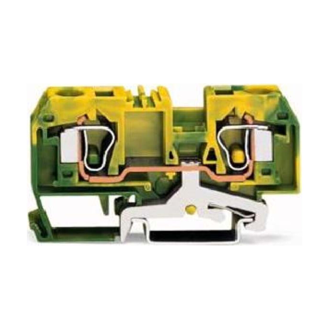WAGO GmbH& Co. KG Bornier de terre 0,2-10 mm² vert/jaune 284-907