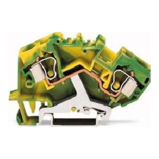 WAGO GmbH& Co. KG Bornier de terre 0,2-10 mm² vert/jaune 784-607