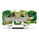 WAGO GmbH& Co. KG Bornier de terre 3 conducteurs, TS 35 2006-1307