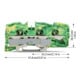 WAGO GmbH& Co. KG Bornier de terre 3 conducteurs, TS 35 2016-1307