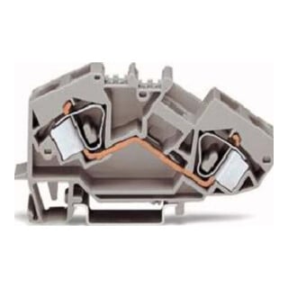 WAGO GmbH& Co. KG Bornier passage 0,2-16 mm² gris 783-601