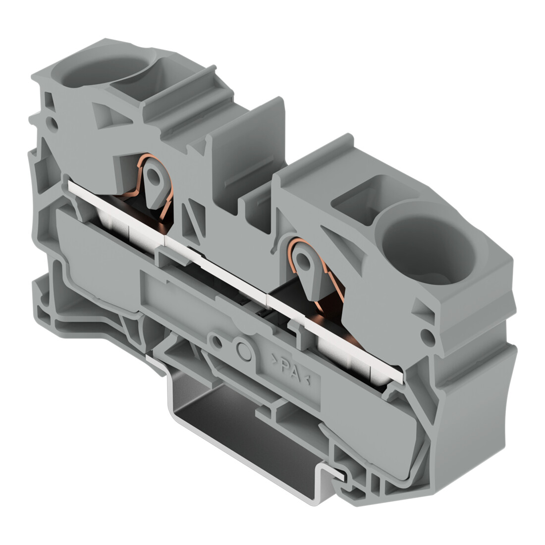 WAGO GmbH& Co. KG Bornier traversant gr 2L 1p TS35 2016-1201