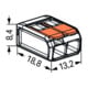 WAGO GmbH& Co. KG Compact-Verbindungsklemme 2-Leiter bis 4qmm 221-412