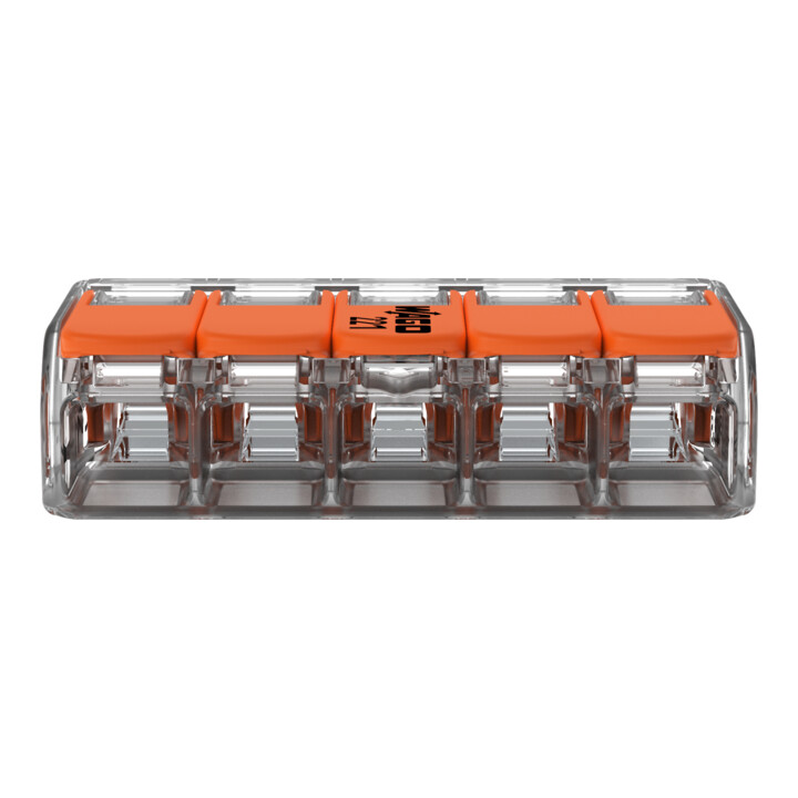 WAGO GmbH& Co. KG Compact-Verbindungsklemme 5-Leiter bis 4qmm 221-415