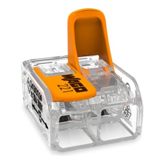 WAGO GmbH& Co. KG Connecteur compact 2 conducteurs jusqu’à 6 mm² 221-612