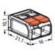 WAGO GmbH& Co. KG Connecteur compact 2 conducteurs jusqu’à 6 mm² 221-612