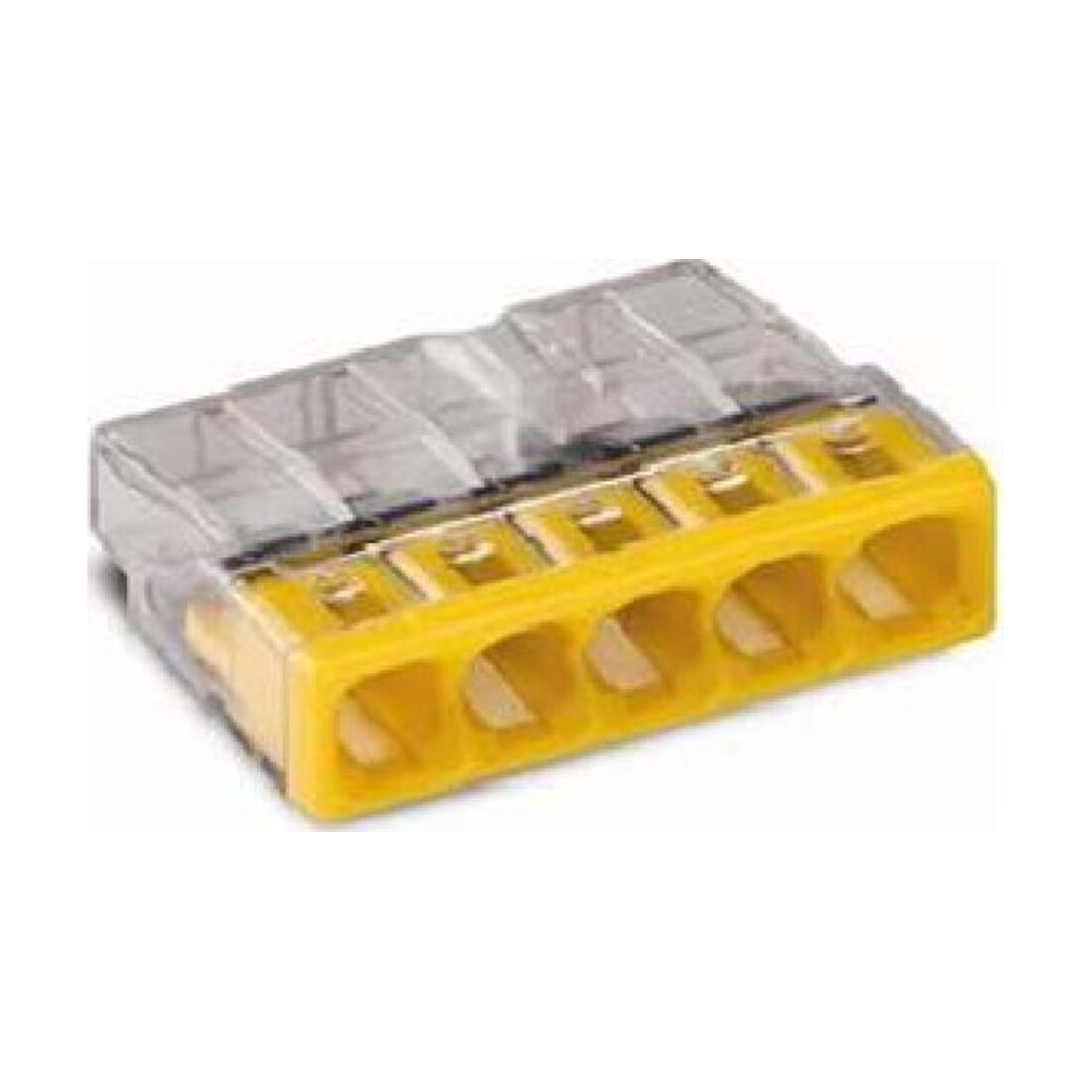 WAGO GmbH& Co. KG Connecteur de boîte de jonction 5x 0,5-2,5 jaune 2273-205