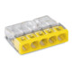 WAGO GmbH& Co. KG Connecteur de boîte de jonction 5x 0,5-2,5 jaune 2273-205