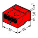 WAGO GmbH& Co. KG Connecteur de borne rouge 4x0,6-0,8mm 243-804