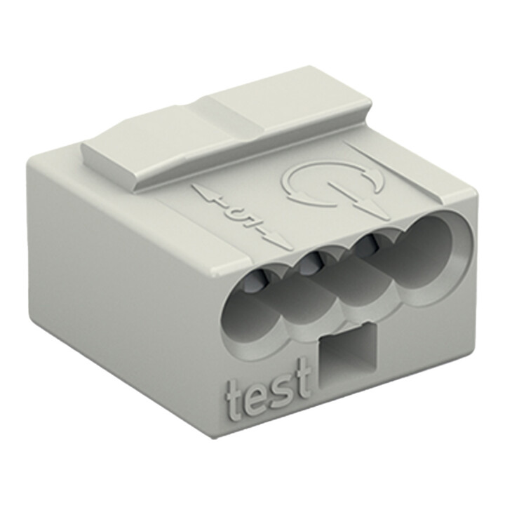WAGO GmbH& Co. KG Connecteur de bornier lgr 4x0,6-0,8mm 243-304