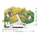 WAGO GmbH& Co. KG Connecteur de conducteur de protection 0,08-4 mm² vert/jaune 781-607