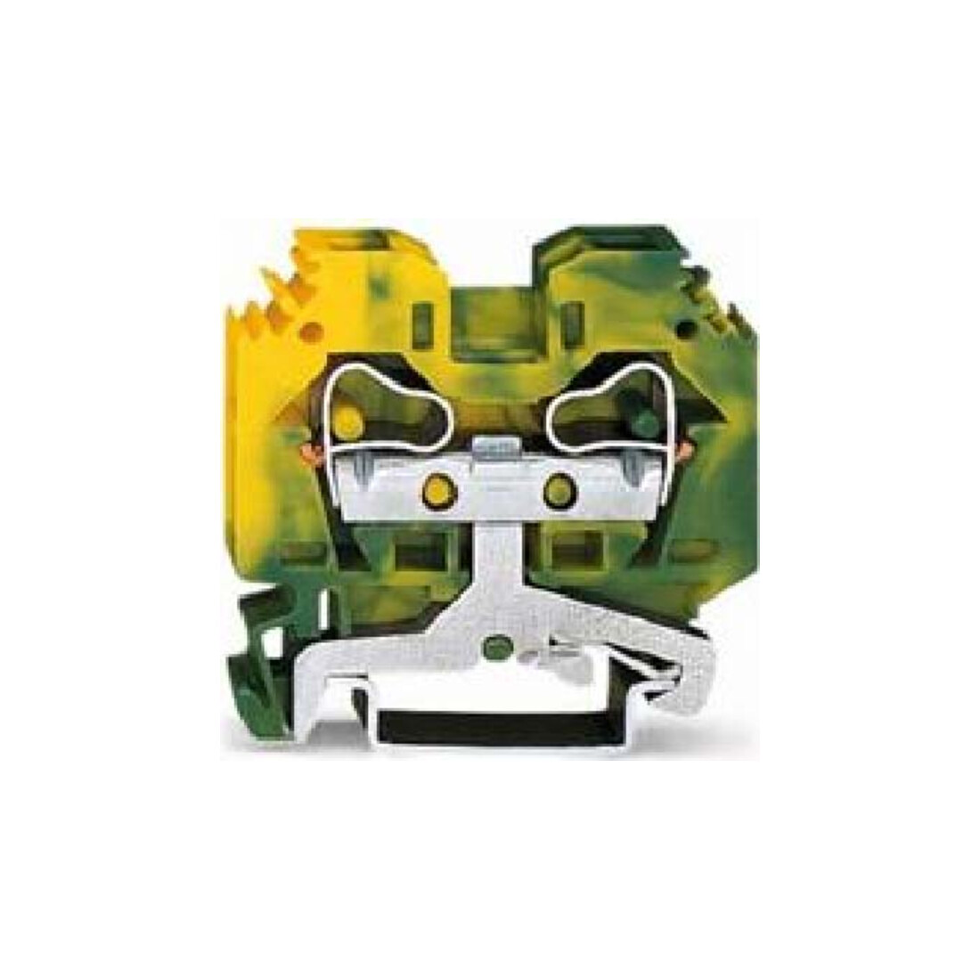 WAGO GmbH& Co. KG Connecteur de conducteur de protection 0,2-10 mm² vert/jaune 284-107