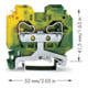 WAGO GmbH& Co. KG Connecteur de conducteur de protection 0,2-10 mm² vert/jaune 284-107