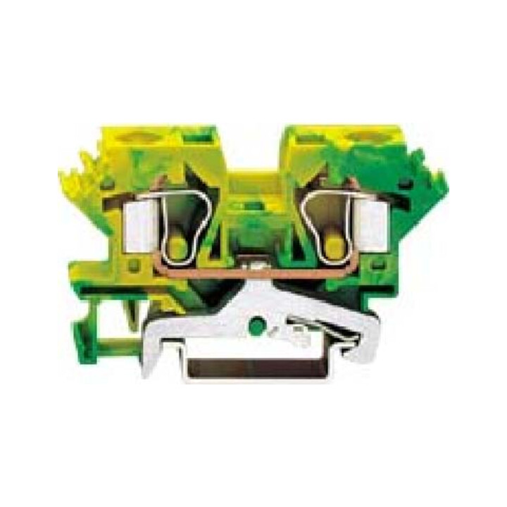 WAGO GmbH& Co. KG Connecteur de conducteur de protection 0,2-10mm² vert/jaune 284-607