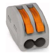 WAGO GmbH& Co. KG Connecteur de connexion 2x0,08-4mm² gris 222-412-1