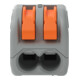 WAGO GmbH& Co. KG Connecteur de connexion 2x0,08-4mm² gris 222-412