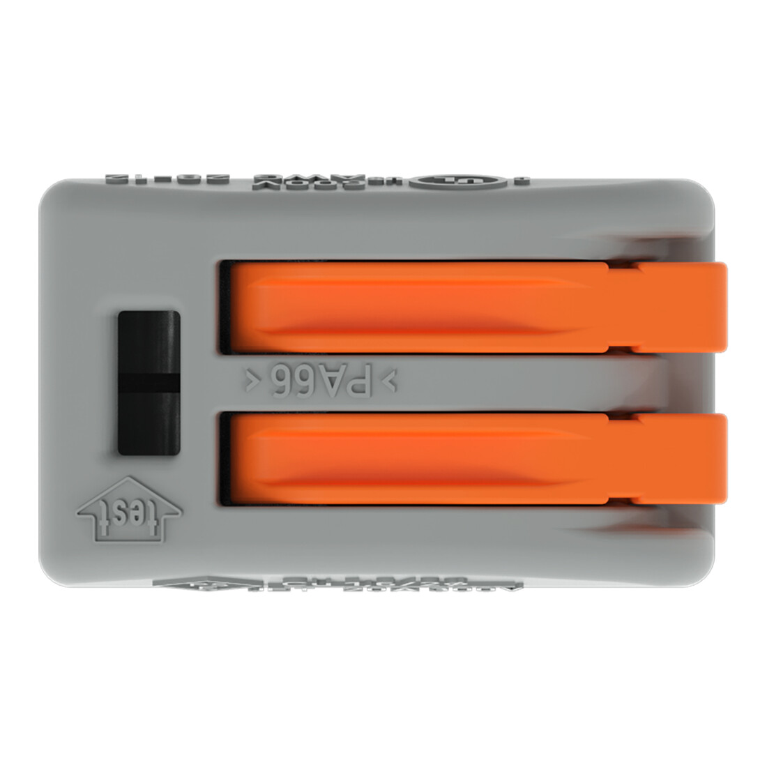WAGO GmbH& Co. KG Connecteur de connexion 2x0,08-4mm² gris 222-412