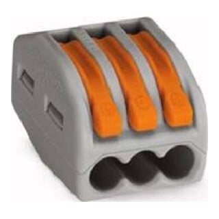 WAGO GmbH& Co. KG Connecteur de connexion 3x0,08-4mm² vert 222-413