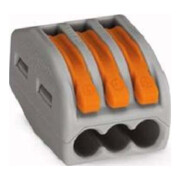 WAGO GmbH& Co. KG Connecteur de connexion 3x0,08-4mm² vert 222-413-1