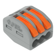 WAGO GmbH& Co. KG Connecteur de connexion 3x0,08-4mm² vert 222-413-2