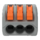 WAGO GmbH& Co. KG Connecteur de connexion 3x0,08-4mm² vert 222-413