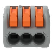 WAGO GmbH& Co. KG Connecteur de connexion 3x0,08-4mm² vert 222-413-5