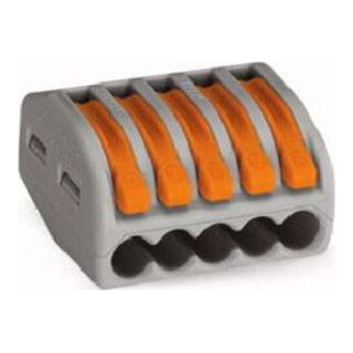 WAGO GmbH& Co. KG Connecteur de connexion 5x0,8-4qmm vert 222-415