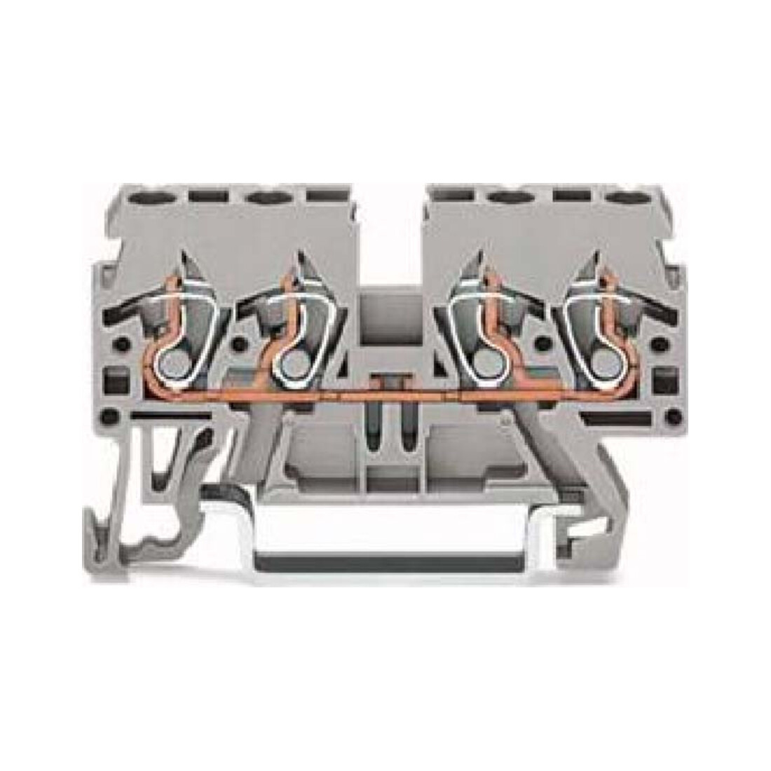 WAGO GmbH& Co. KG Connecteur de dérivation 0,08-2,5/4 mm² gris 870-831