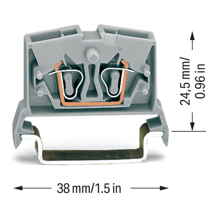 WAGO GmbH& Co. KG Connecteur de dérivation gr 0,08-2,5 mm² 264-711