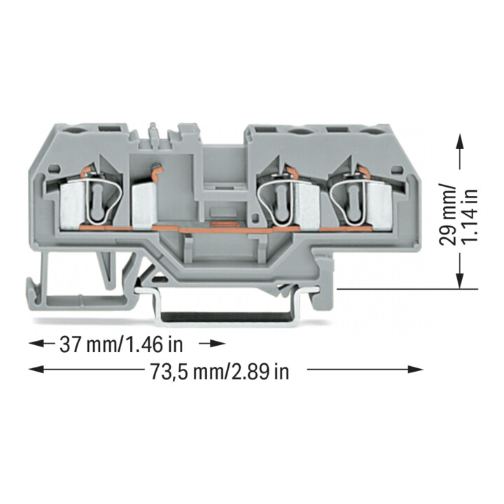 WAGO GmbH& Co. KG Connecteur de dérivation gr 0,08-4mm² 281-681
