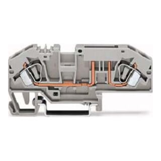 WAGO GmbH& Co. KG Connecteur de fusible 0,2-6 mm², gris 282-696