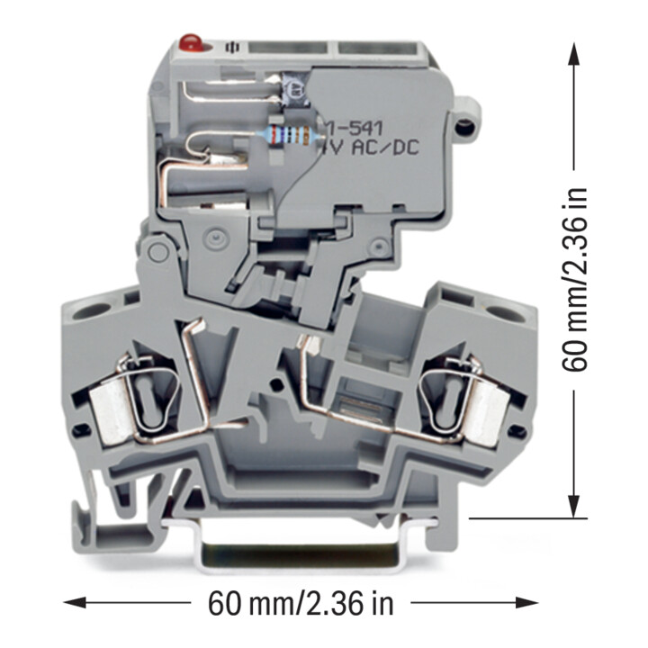 WAGO GmbH& Co. KG Connecteur de fusible gr 0,08-4 mm² 281-611/281-541