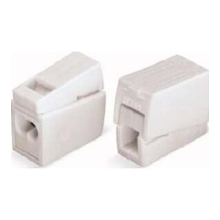 WAGO GmbH& Co. KG Connecteur de lampe 2x1,0-2,5mm² blanc 224-112