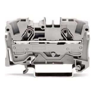 WAGO GmbH& Co. KG Connecteur de passage 0,5-6/10 mm² gris, 2L 2006-1201